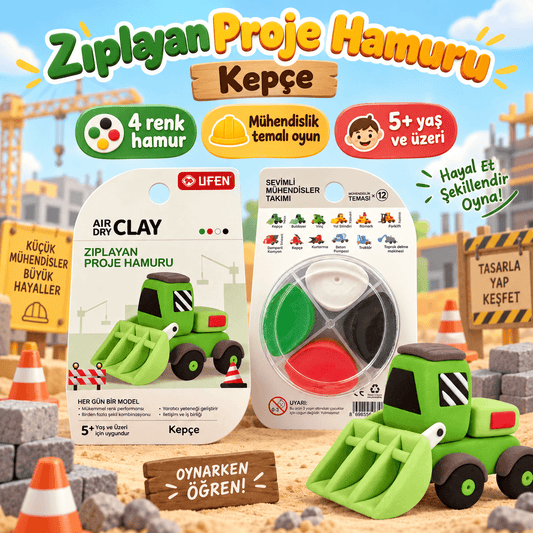 Luvoon™ Kepçe Zıplayan Proje Hamuru
