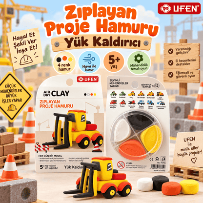 Luvoon™ Yük Kaldırıcı Zıplayan Proje Hamuru