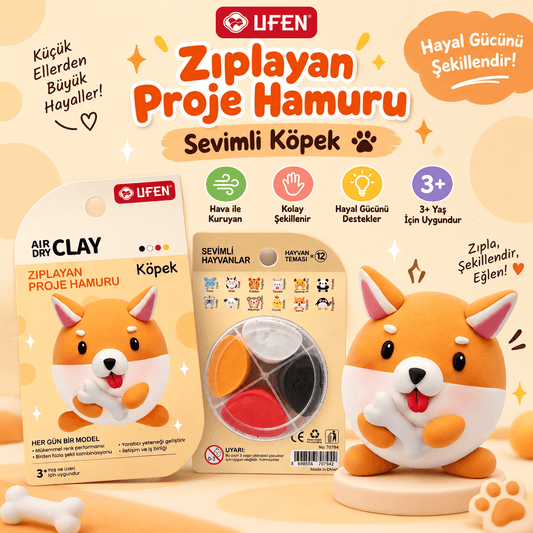 Luvoon™ Köpek Zıplayan Proje Hamuru