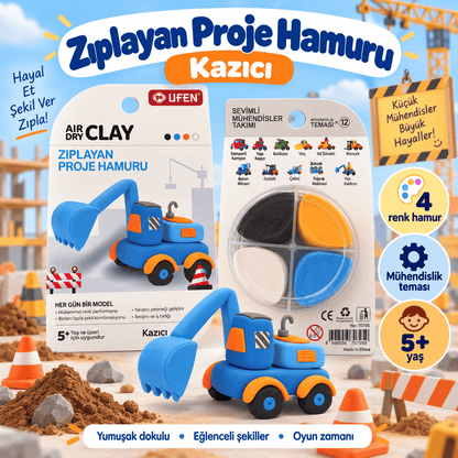 Luvoon™ Kazıcı Zıplayan Proje Hamuru