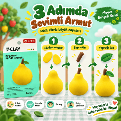 Luvoon™ Armut Zıplayan Proje Hamuru