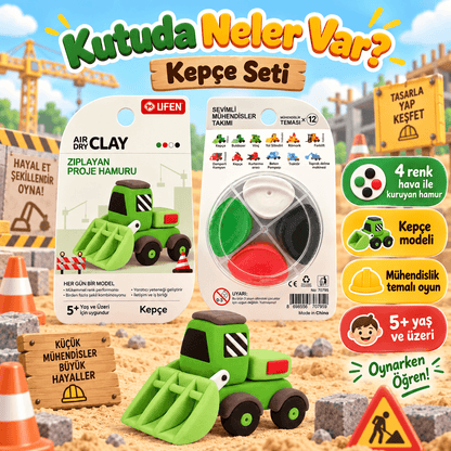 Luvoon™ Kepçe Zıplayan Proje Hamuru