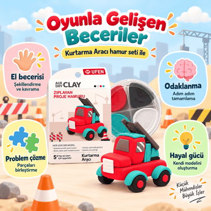 Luvoon™ Kurtarma Aracı Zıplayan Proje Hamuru