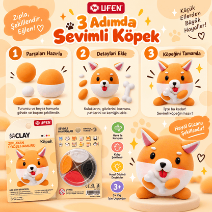 Luvoon™ Köpek Zıplayan Proje Hamuru