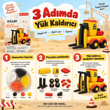 Luvoon™ Yük Kaldırıcı Zıplayan Proje Hamuru