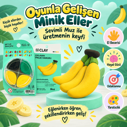 Luvoon™ Muz Zıplayan Proje Hamuru