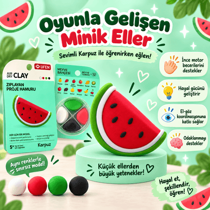 Luvoon™ Karpuz Zıplayan Proje Hamuru