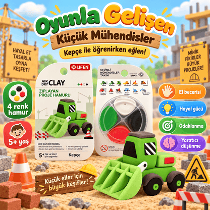 Luvoon™ Kepçe Zıplayan Proje Hamuru