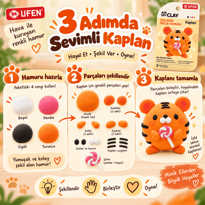 Luvoon™ Kaplan Zıplayan Proje Hamuru