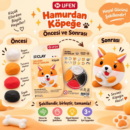 Luvoon™ Köpek Zıplayan Proje Hamuru