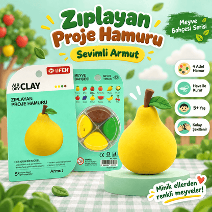 Luvoon™ Armut Zıplayan Proje Hamuru