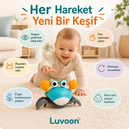 Luvoon™ Yengeç Emekleme Oyuncağı