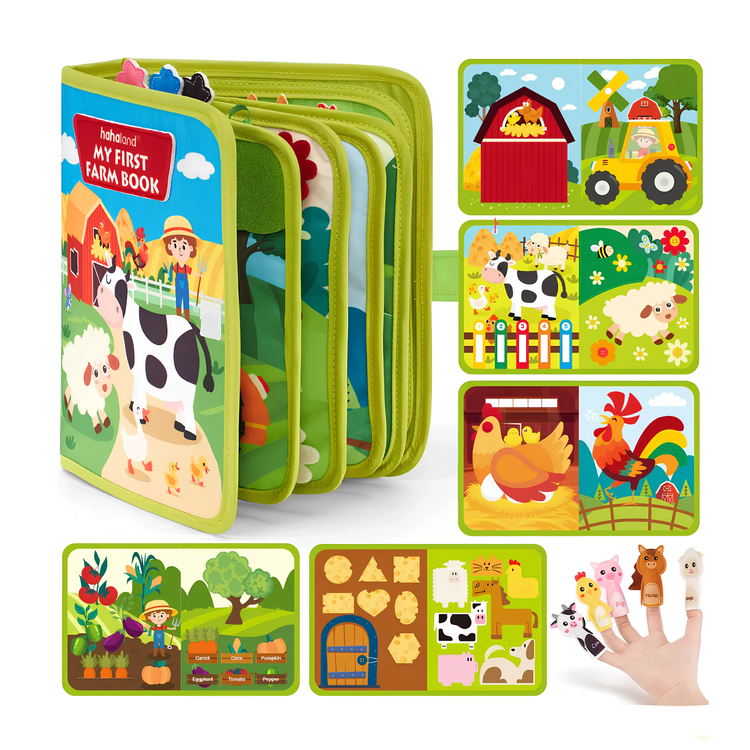 Luvoon™ Montessori Çiftlik Hikayesi Kitabı