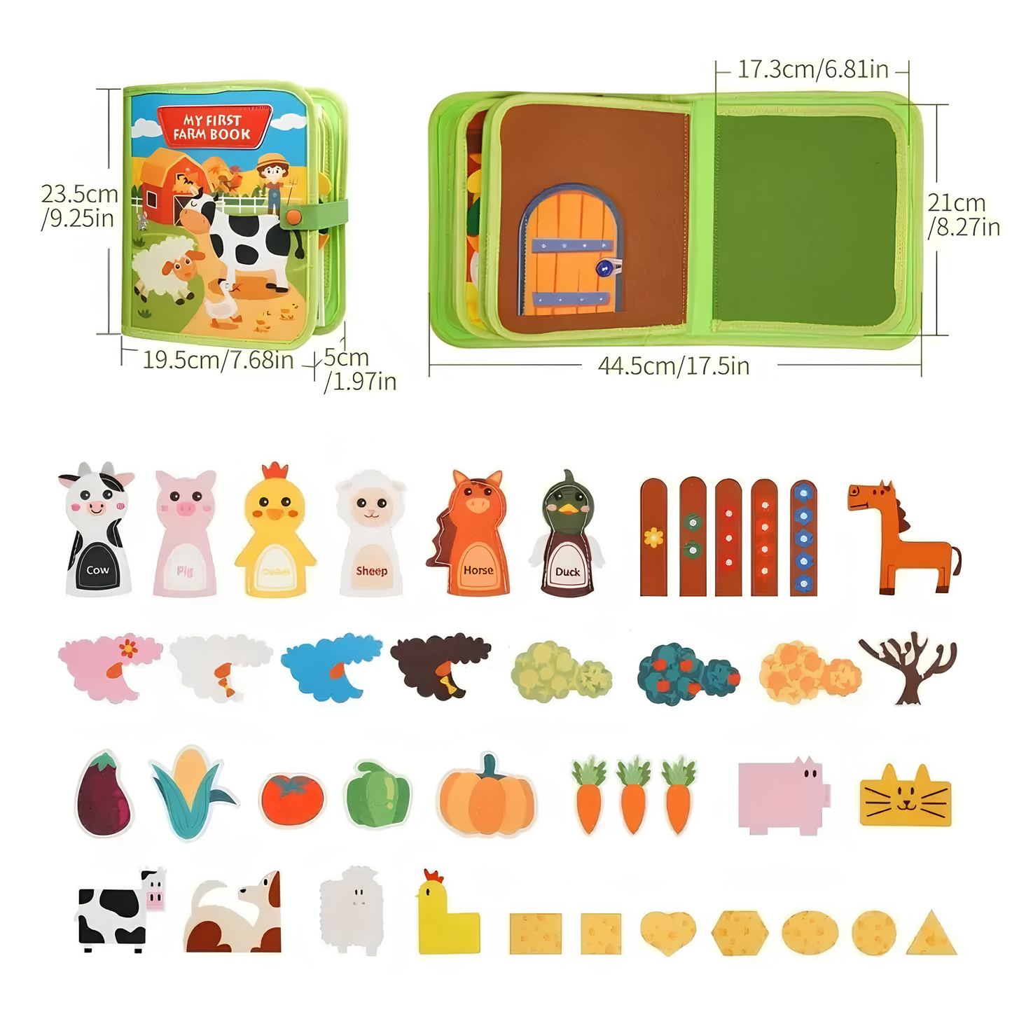 Luvoon™ Montessori Çiftlik Hikayesi Kitabı