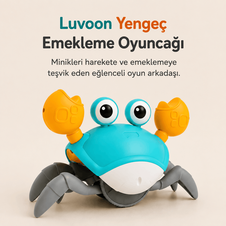 Luvoon™ Yengeç Emekleme Oyuncağı