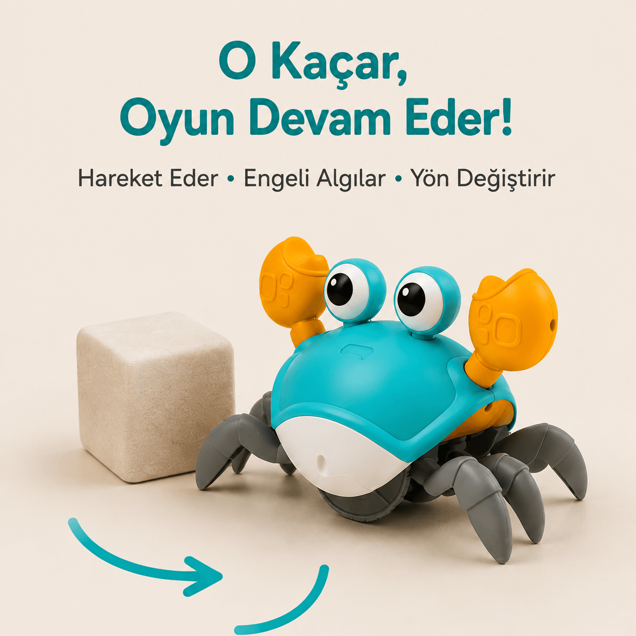 Luvoon™ Yengeç Emekleme Oyuncağı