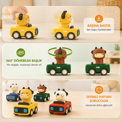 Luvoon™ Bas-Git Hayvan Araba Seti