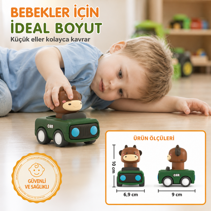 Luvoon™ Bas-Git Hayvan Araba Seti