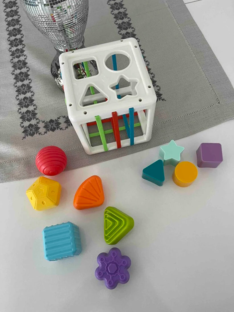 Luvoon Montessori Şekil Eşleştirme Küpü müşteri görseli