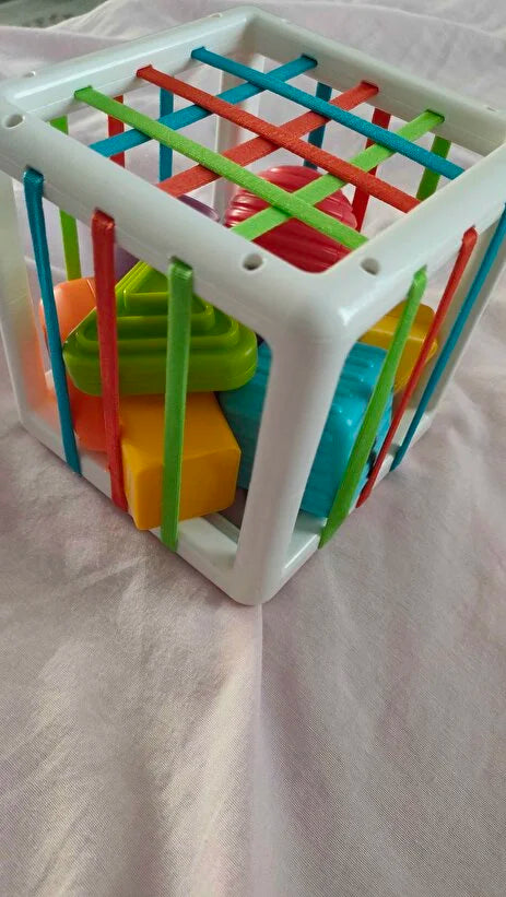 Luvoon Montessori Şekil Eşleştirme Küpü müşteri görseli