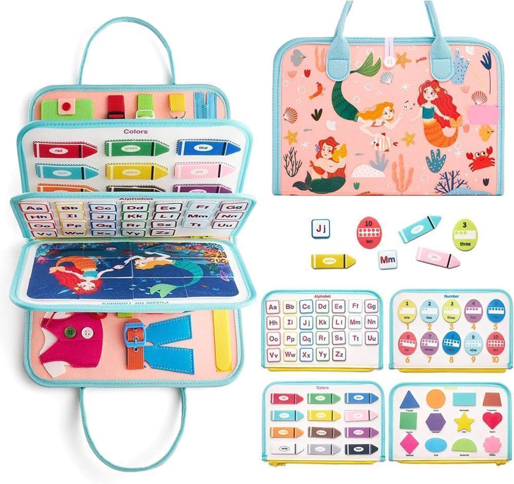 Luvoon™ Montessori Aktivite Çantası 8'i 1 Arada