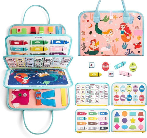 Luvoon™ Montessori Aktivite Çantası 8'i 1 Arada