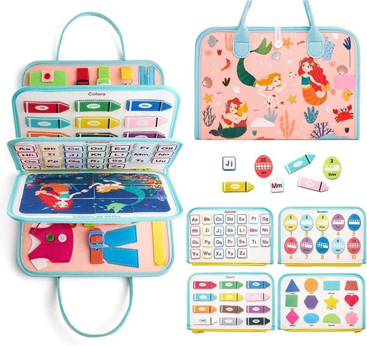 Luvoon™ Montessori Aktivite Çantası 8'i 1 Arada