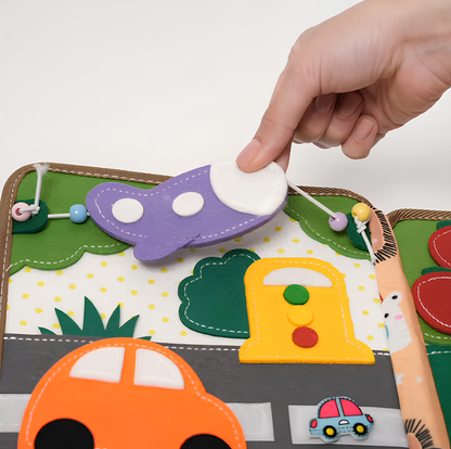 Luvoon™ Montessori Zürafa Keçe Eğitim Kitabı